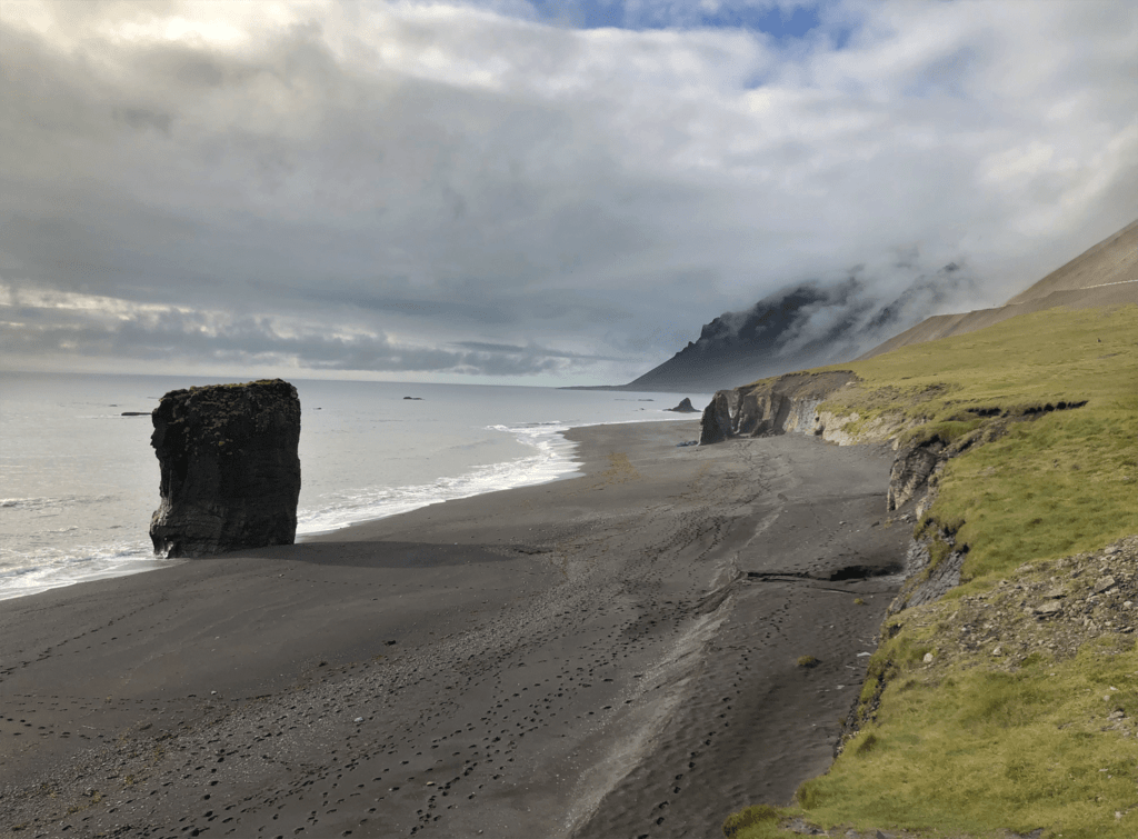 Island Felsen am Strand