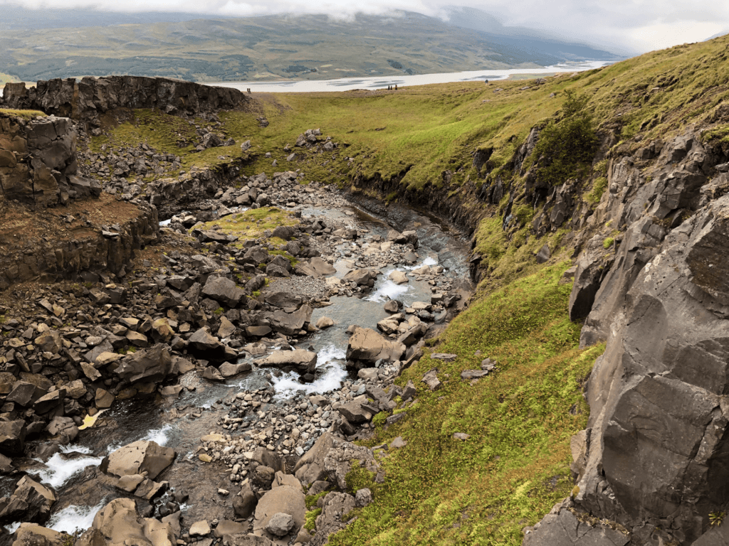 Hengisfoss Wasserfall Island