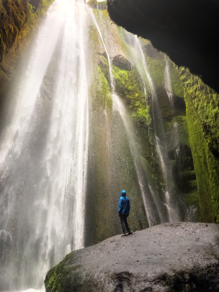 Seljalandsfoss secret waterfall