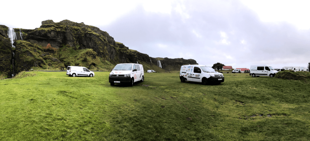 Seljalandsfoss Camping-Platz Island