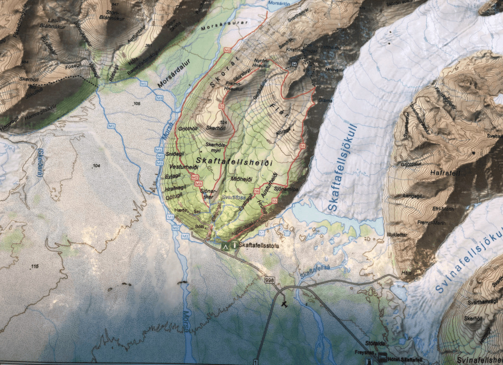 Skaftafellsjökull -wandertouren