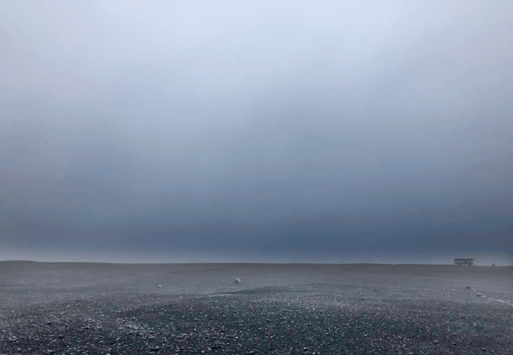 Flugzeugwrack Black Beach - Bus