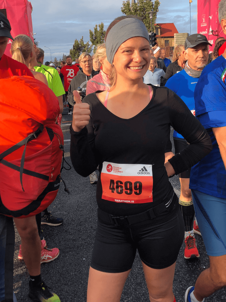 Reykjavik Marathon island - getting ready