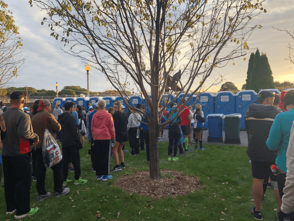 Chicago Marathon - grant park wc