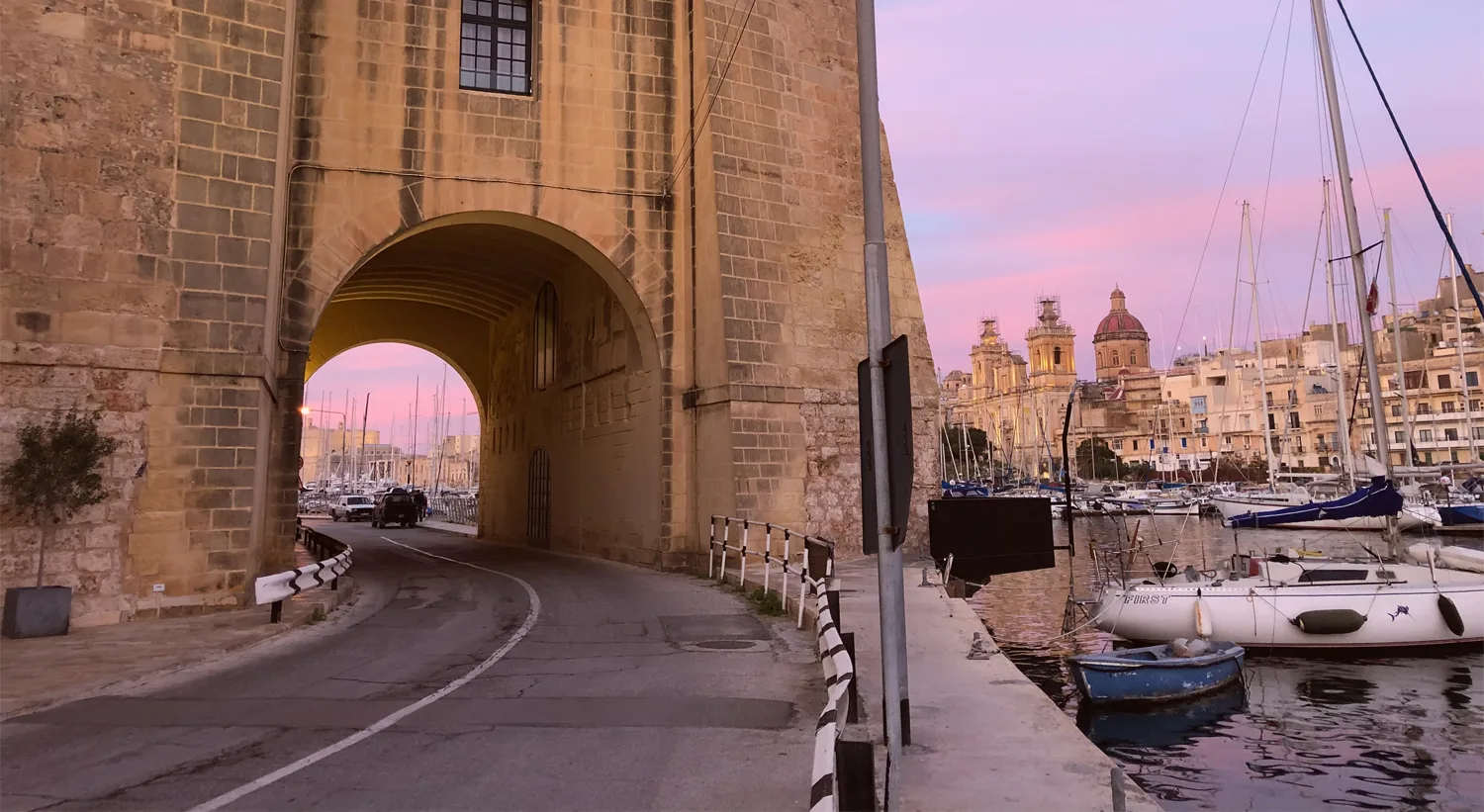 Senglea Hafen